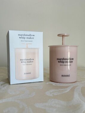NIB Nooni Marshmallow Whip Maker Rich Foam Maker for Cleanser & Face Wash